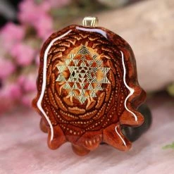 TEP Natural With Gold Sri Yantra