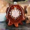 TEP Pendants Moonstone With Silver Sri Yantra
