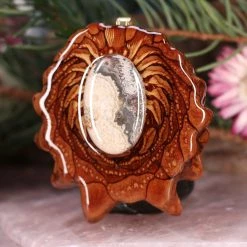 TEP Crazy Lace Agate Pendants