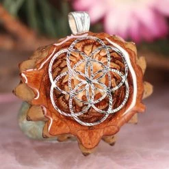 TEP Natural With Silver Seed Of Life