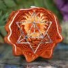 TEP Natural With Silver Merkaba Pendants