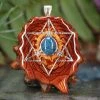 TEP Pendants Blue Apatite With Silver Merkaba 1 TEP Pendants Blue Apatite With Silver Merkaba