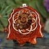 TEP Ammonite With Silver Seed Of Life