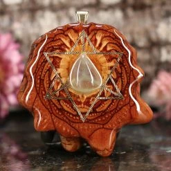 TEP Aquamarine With Gold Merkaba