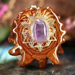 TEP Fluorite With Gold 64 Star Tetrahedron 7 TEP Fluorite With Gold 64 Star Tetrahedron