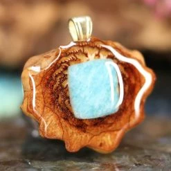 TEP Pendants Amazonite 7 TEP Pendants Amazonite