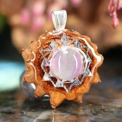 TEP Fluorite With Silver 64 Star Tetrahedron