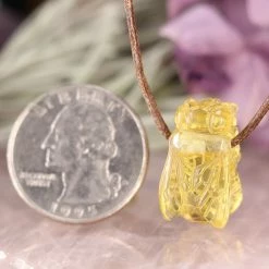 Third Eye Pinecones Amber Bee Necklace Pendants