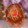 TEP Red Coral With Gold Merkaba