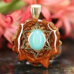 TEP Turquoise With Gold Merkaba