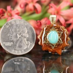 TEP Turquoise With Gold Merkaba