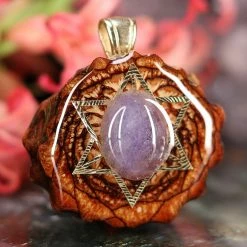 TEP Tanzanite With Gold Merkaba