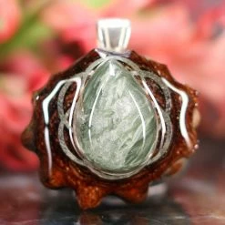 TEP Seraphinite With Silver Seed Of Life