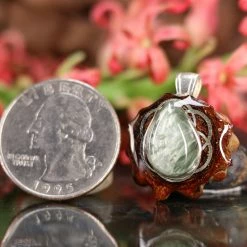 TEP Seraphinite With Silver Seed Of Life