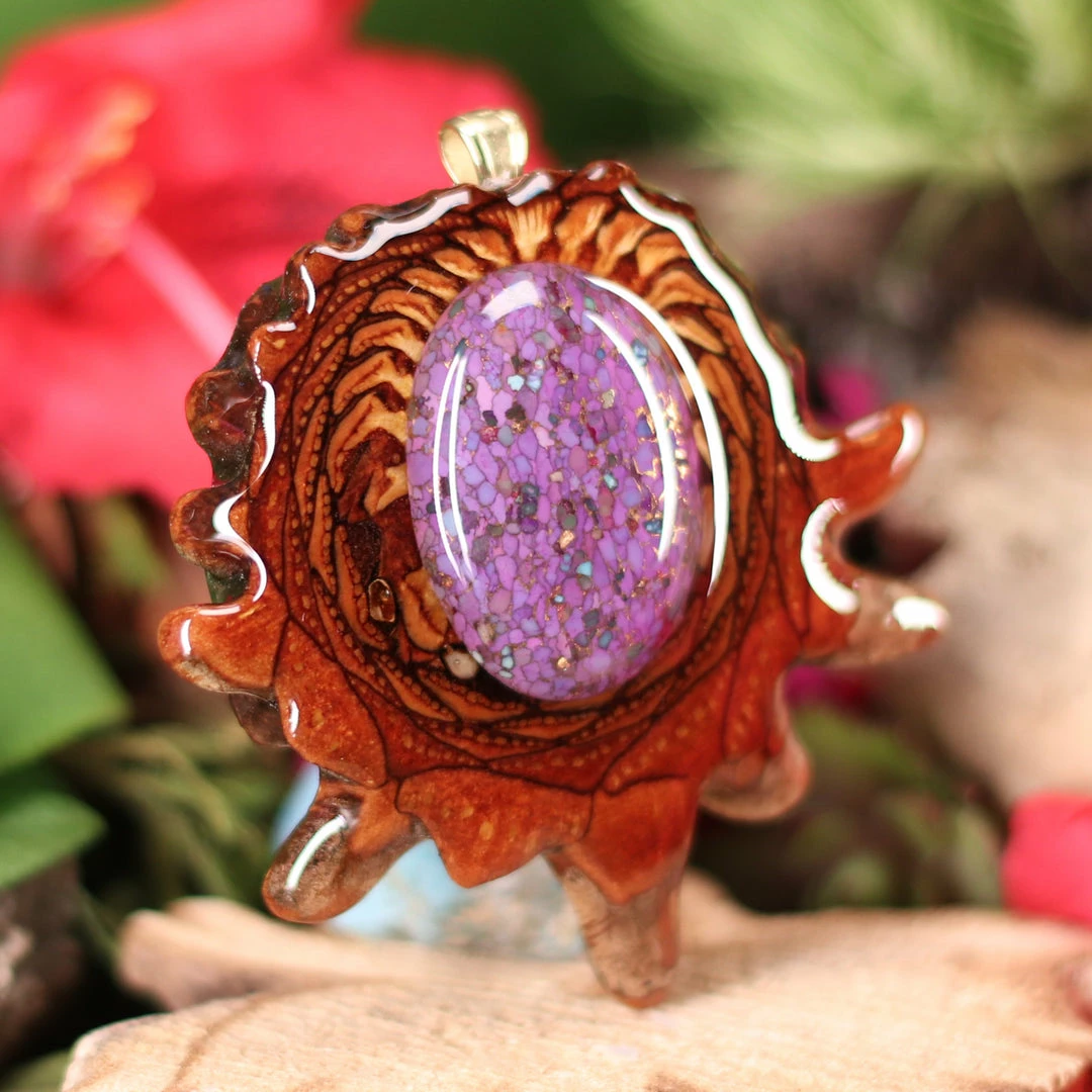 TEP Purple Mohave Turquoise Pendants 5 TEP Purple Mohave Turquoise Pendants