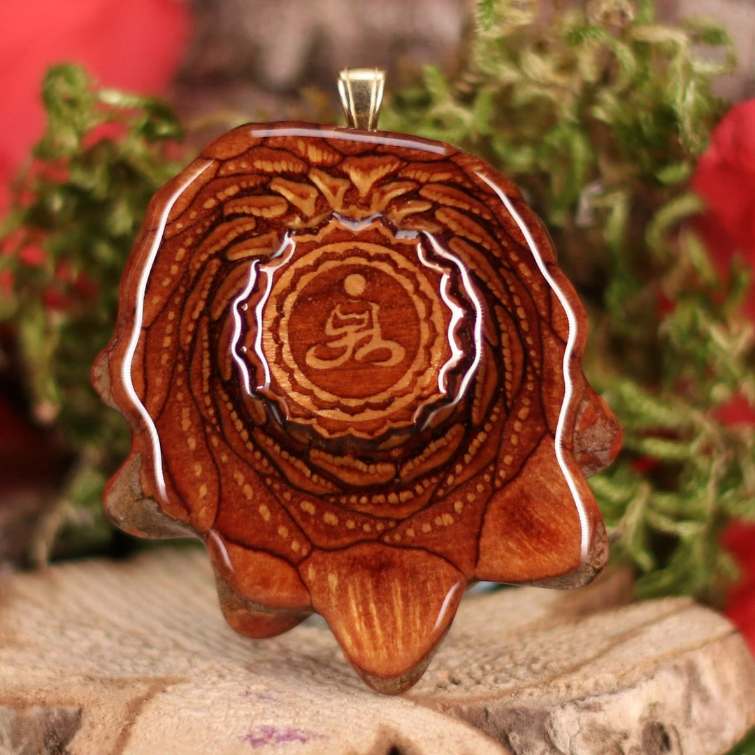 TEP Pendants Desert Dwellers Meditating Lotus 3 TEP Pendants Desert Dwellers Meditating Lotus