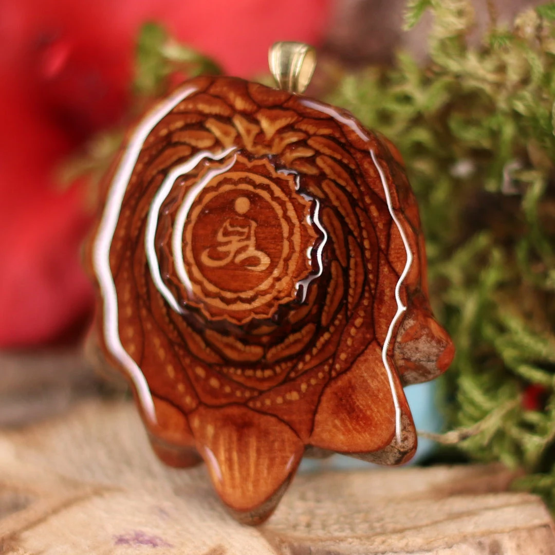 TEP Pendants Desert Dwellers Meditating Lotus 4 TEP Pendants Desert Dwellers Meditating Lotus