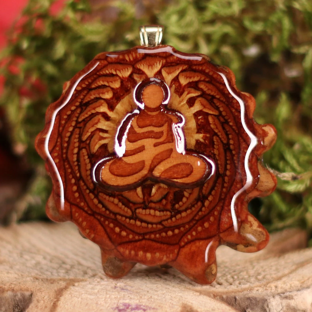 TEP Pendants Desert Dwellers Meditating Lotus 3 TEP Pendants Desert Dwellers Meditating Lotus