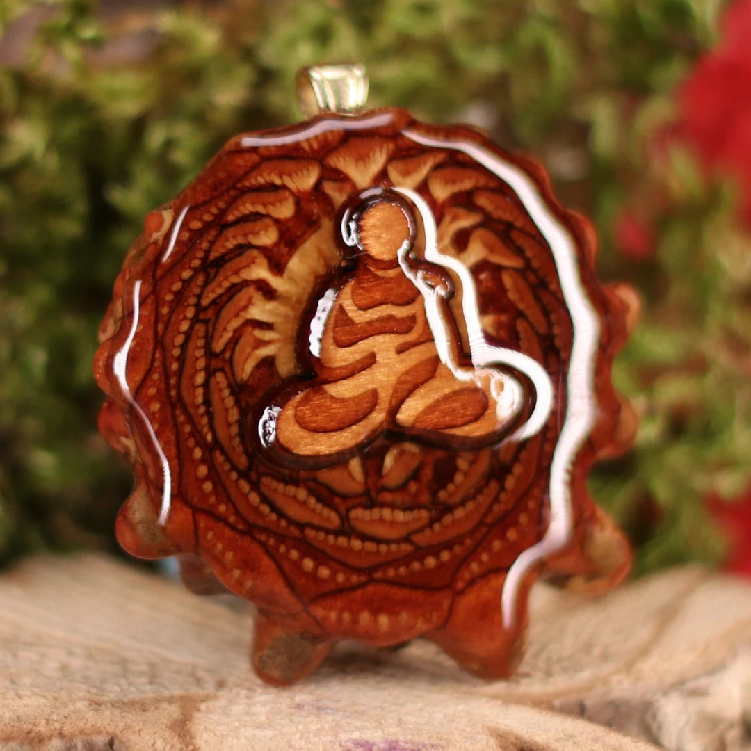 TEP Pendants Desert Dwellers Meditating Lotus 5 TEP Pendants Desert Dwellers Meditating Lotus