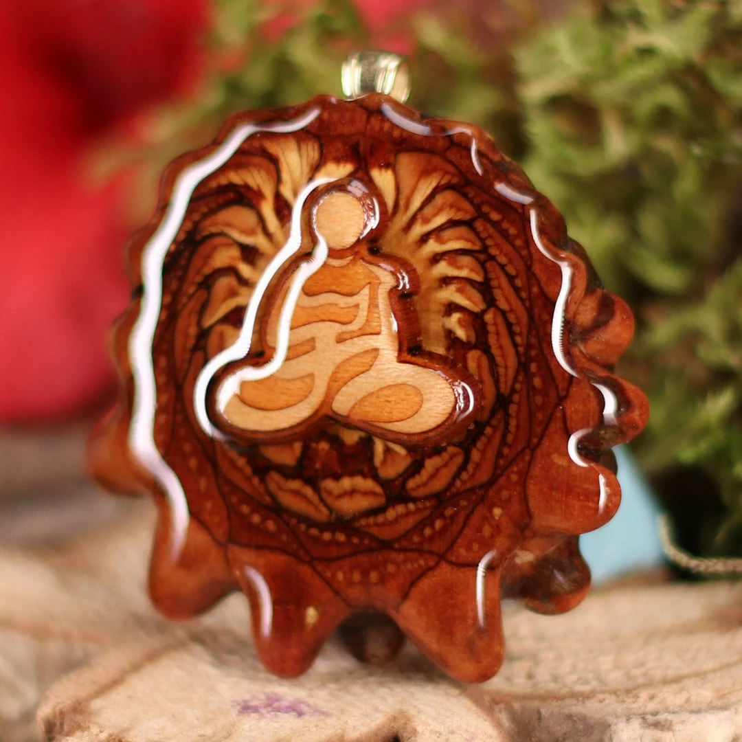 TEP Desert Dwellers Meditating Lotus Pendants 4 TEP Desert Dwellers Meditating Lotus Pendants