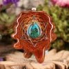 TEP Chrysocolla With Silver Merkaba 1 TEP Chrysocolla With Silver Merkaba