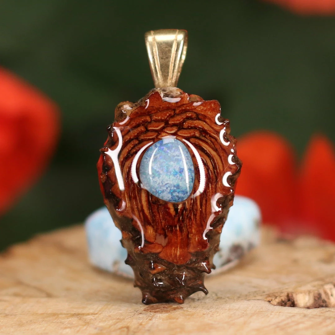 TEP Australian Blue Opal Teardrop Pendants 3 TEP Australian Blue Opal Teardrop Pendants