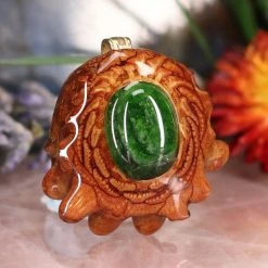 TEP Pendants Chrome Diopside 7 TEP Pendants Chrome Diopside