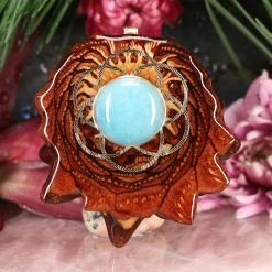 TEP Amazonite With Gold Seed Of Life