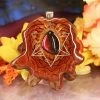TEP Pendants Ammolite With Gold Merkaba