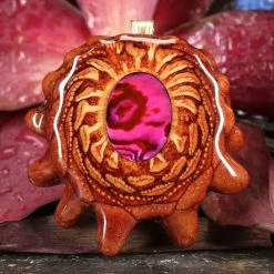 TEP Pink Paua Shell Pendants