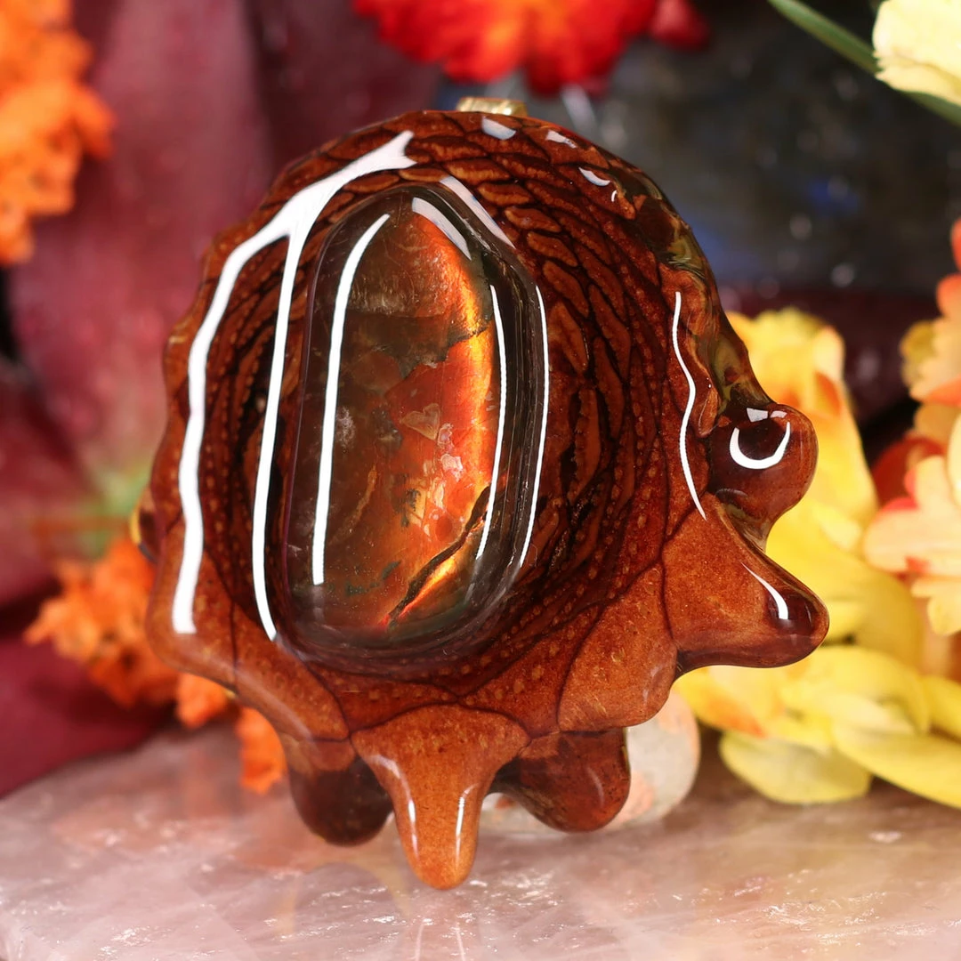 TEP Pendants Ammolite 4 TEP Pendants Ammolite