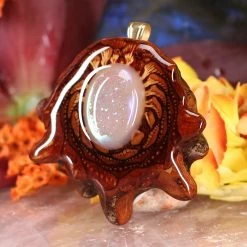 TEP Pendants White Druzy Quartz