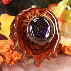 TEP Purple Druzy Quartz Pendants