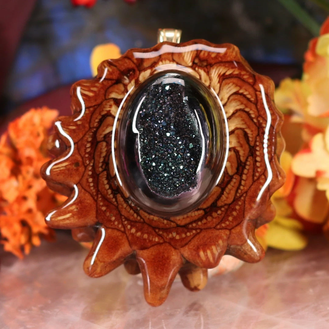 TEP Gray Druzy Quartz 3 TEP Gray Druzy Quartz