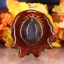 TEP Pendants Gray Druzy Quartz