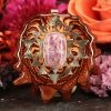 TEP Pendants Lepidolite With Gold Sri Yantra