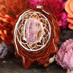 TEP Lepidolite With Silver Lotus