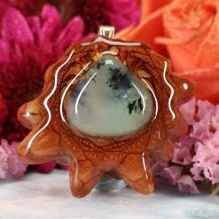 TEP Pendants Dendritic Chrysoprase