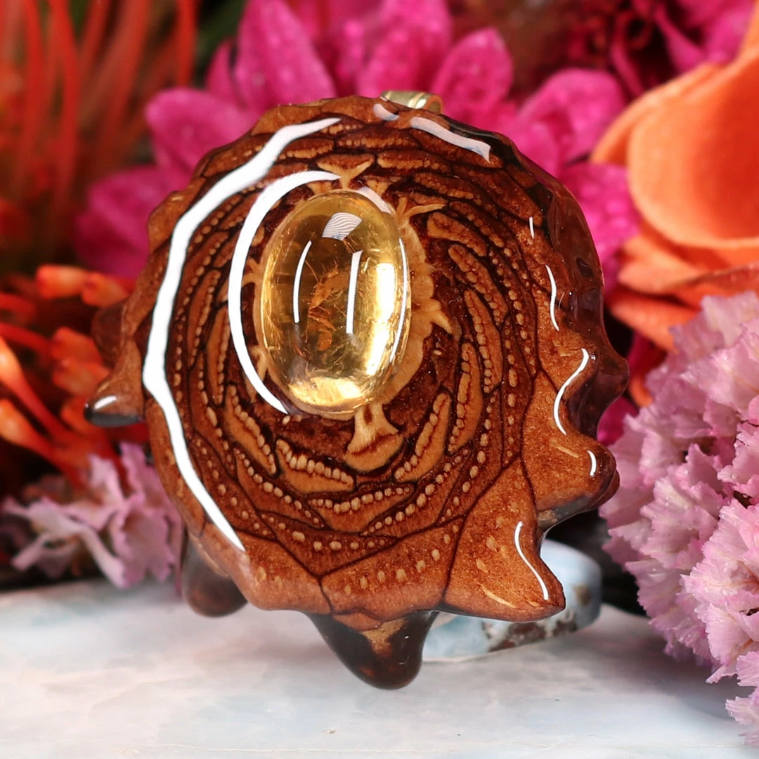 TEP Pendants Citrine 4 TEP Pendants Citrine