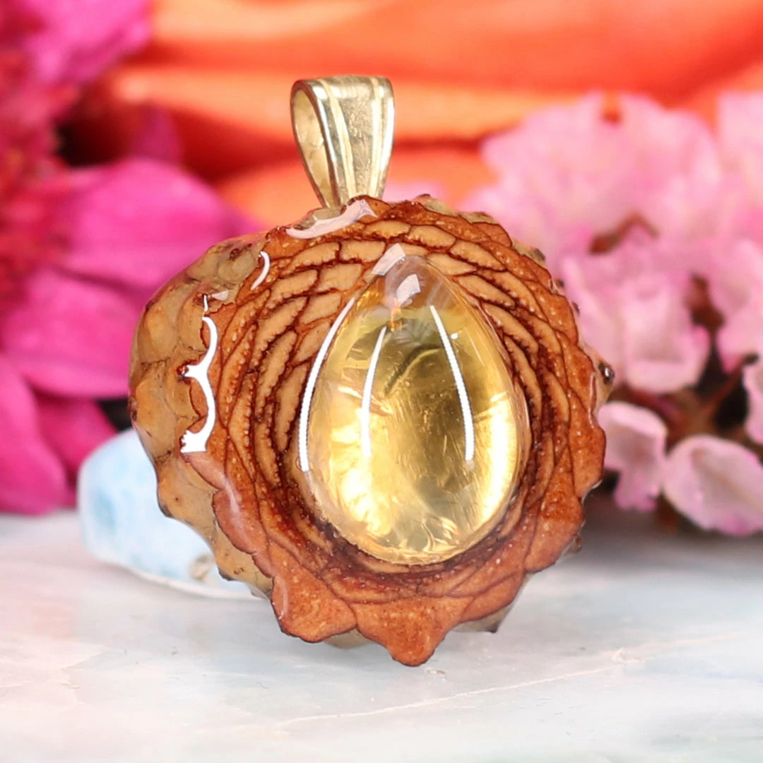 TEP Citrine Pendants 5 TEP Citrine Pendants