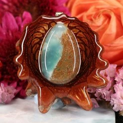 TEP Chrysoprase In The Matrix Pendants