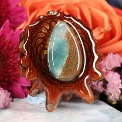 TEP Chrysoprase In The Matrix Pendants