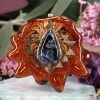 TEP Blue Pietersite With Gold Sri Yantra