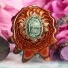 TEP Seraphinite With Gold Sri Yantra Pendants