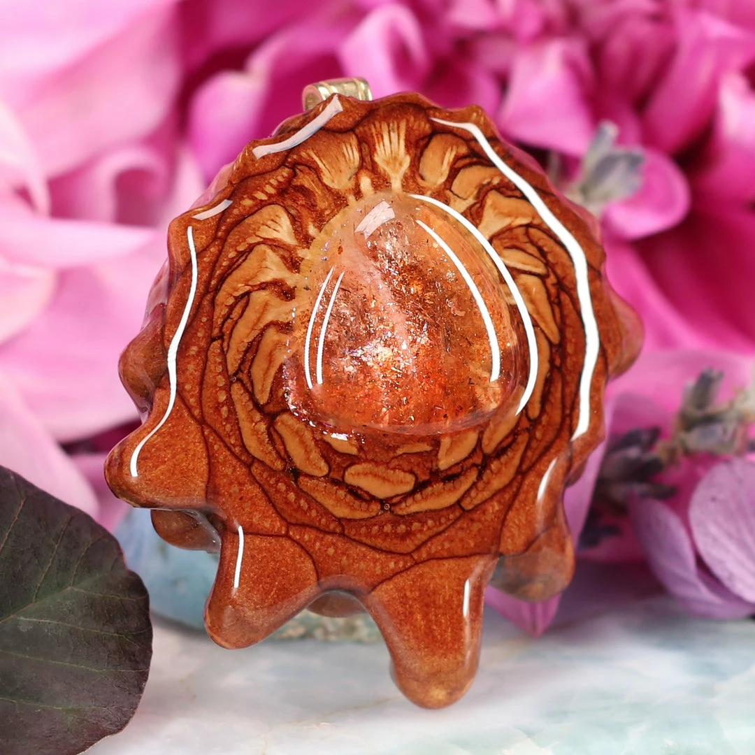 TEP Pendants Red Sunstone 5 TEP Pendants Red Sunstone