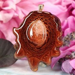 TEP Pendants Red Sunstone 6 TEP Pendants Red Sunstone