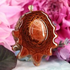 TEP Pendants Red Sunstone 7 TEP Pendants Red Sunstone