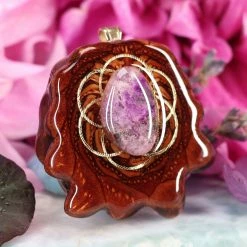 TEP Sugilite With Gold Seed Of Life 7 TEP Sugilite With Gold Seed Of Life