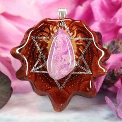 TEP Sugilite With Silver Merkaba