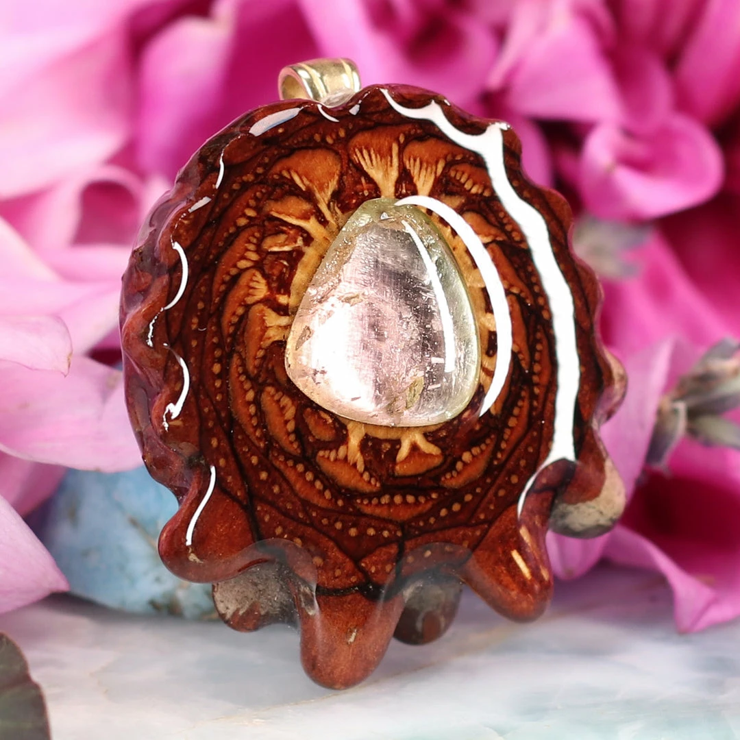 TEP Pendants Watermelon Tourmaline 5 TEP Pendants Watermelon Tourmaline